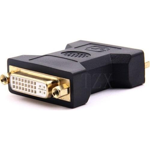 10pcs/lot Gold plated DVI 24+5 Female to Female DVI Connector Adapter Converter Gold Plated for computer HD TV LCD TV projectors