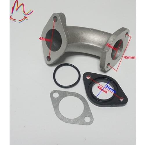 ATV CRF XR 50 70 110cc 125cc 140cc 150cc 26mm Intake Manifold Inlet Pipe Gasket For SDG SSR Taotao Baja Lifan YX Pit Bike