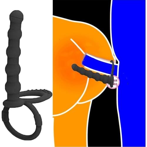 Super Silicone Butt Plug Anal Beads Ball Sex Toy For Beginners Man Women Couples Anus G Spot Prostate Massager Adult Games