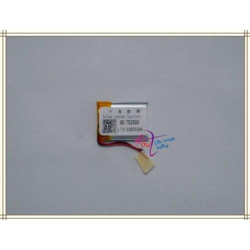 Built-in FM wireless headphones produce 752035 500mah rechargeable lithium battery