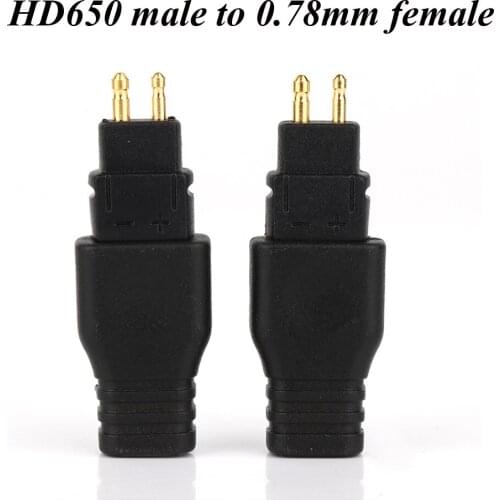 Pair hi-end mmcx adapter 0.78mm HD650 IM Converter hifi audio converter connector