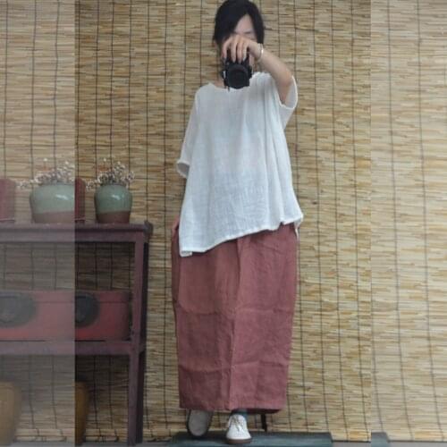 Women Summer Loose Plus Size T-shirts Solid Color Big Size Tees Shirts Tops Female Vintage Shirt 2018