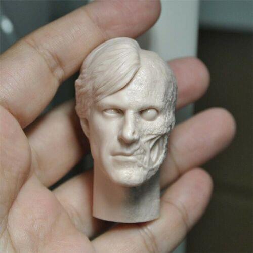 1/6 Bat Burn Bad Face Head Carving Head Model Fit 12'' Action Figure Body Toy in stock