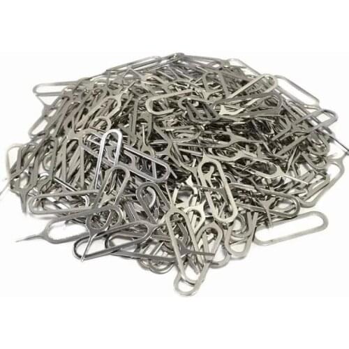 10000pcs Metal Sim Card Insertion Removal Tool Needle Opener Ejector Sim card tray eject pin tool open eject