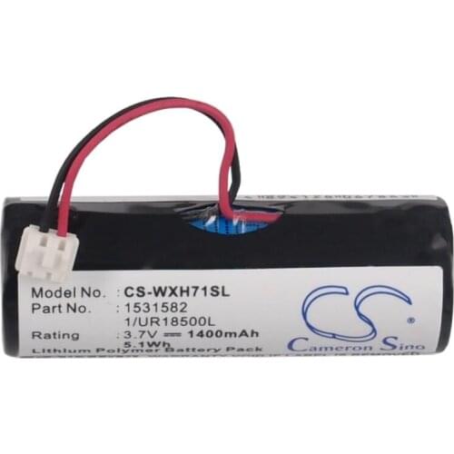 Cameron sino 1400mah battery for WELLA Xpert HS71 Xpert HS71 Profi Xpert HS75 1/UR18500L 1531582 Shaver Battery