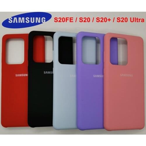 Samsung Galaxy S20 Plus Ultra S20FE S20+ case Liquid Silicone Cover Silky Soft-Touch Protective Case For Galaxy S20Ultra S20plus