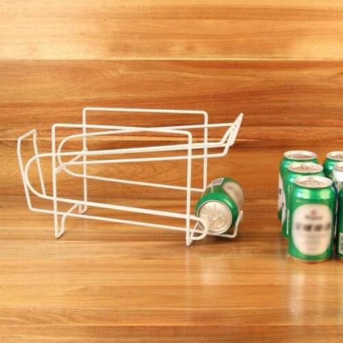 Soda Can Dispenser Drink Beers Beverage Storage Rack Holder Pantry Kitchen Fridge Organizer CFE