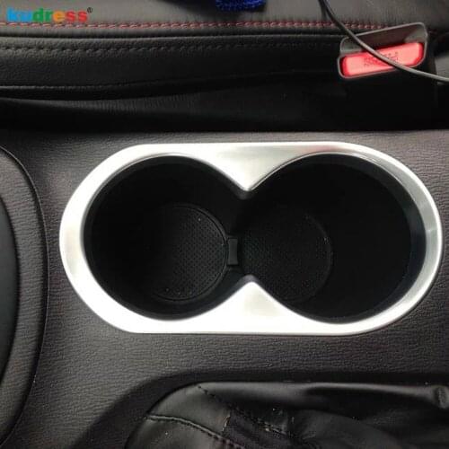 For Mazda CX-5 CX5 2012 2013 2014 2015 ABS Matte Front Water Cup Holder Frame Cover Trim Sticker Car Interior Accessories