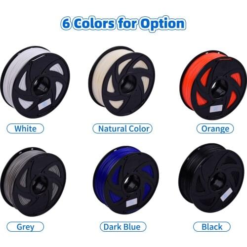 Aibecy 3D Printer Filament 1.75mm ABS Filament 1KG(2.2LBS)/ Spool Vacuum Sealed for Most FDM 3D Printer