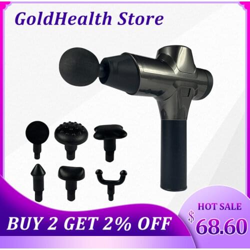 Good Massa Massage Gun Muscle Relaxation Massager Vibration Fascial Gun Fitness Equipment Noise Reduction Design For Male Female