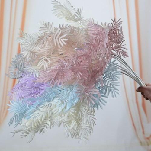 2021 Artificial Hippocampus Grass Bouquet DIY Vase New Year Holiday Wedding Party Home Decoration Plant Simulation Flower Reed