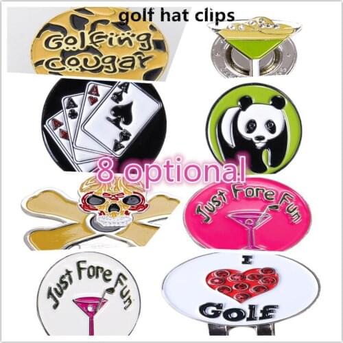 Mounchain Golf Ball Clip Unique Patterns Markings Golf Cool Markers Golf Cap Clip