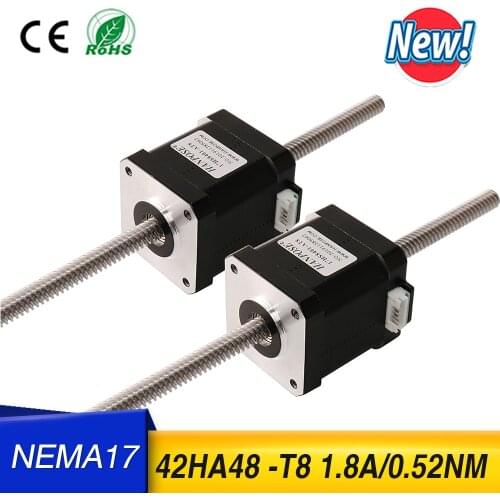 NEMA 17 350MM linear nema 42 stepper motor 12v Back and forth movement 17HA8401-T8*10 For 3D Printer Monitor Equipment