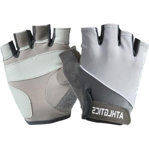 2021 New Riding Gloves Half Finger Anti-Slip Wearable Gloves Full Palm Silicone Anti Slip Design Ice Silk Fabric Bicycle Gloves