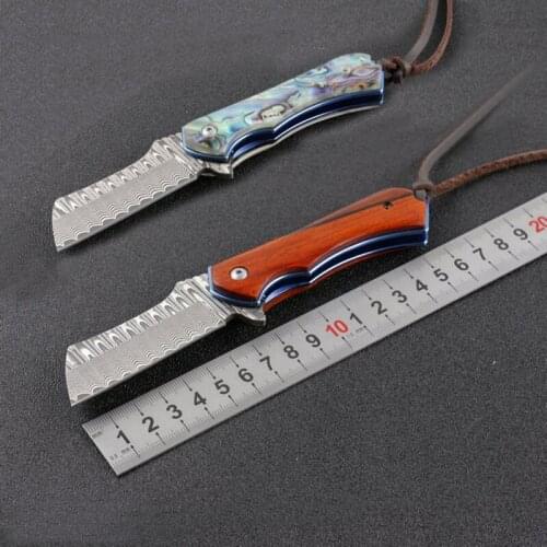New product sharp knife Damascus steel blacksmithing collection tool knife folding knife outdoor self-defense knife