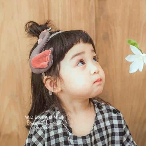 New Cute Cartoon Headband Girl Children Hair Band Korean Handmade Cloth Cygnet Hairbands Fashion Kids Hair Hoop Accessories Gift