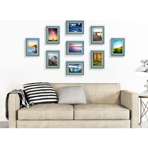 Europe Retro Style Foaming Photo Frame Desk Home Ornament Photo Frames Studio Frame Present Home Favors