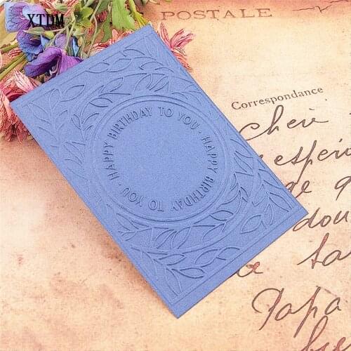 HOT plastic Branch ring craft card making paper card album wedding decoration clip Embossing folders