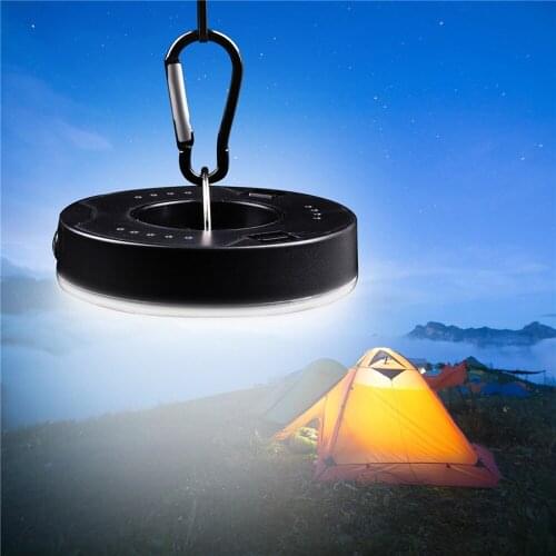 Portable Rechargeable Cob Led Port Outdoor Camping Tent Light Lantern Hiking Ultra Bright Waterproof Hook Lamp #P2
