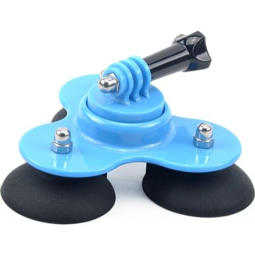 Low Angle Suction Removable Cup Tripod Mount with Long Screw for gopro 7 6 5 3 3+ 4 SJ Sport Camera Accessories