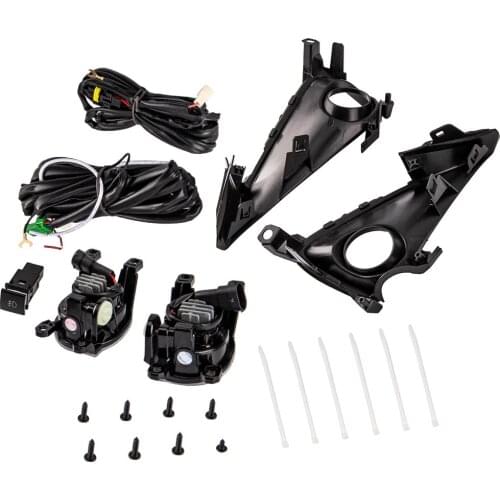 LED Fog Lights Lamps w/Switch Sets for Toyota Corolla Hatchback 2019 2020 2021 Bumper