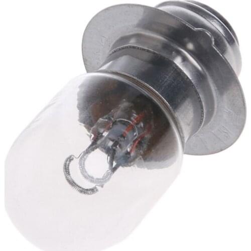 T19 P15D-25-1 DC 12V 35W White Headlight Double Filament Bulb For Motorcycle E7CA