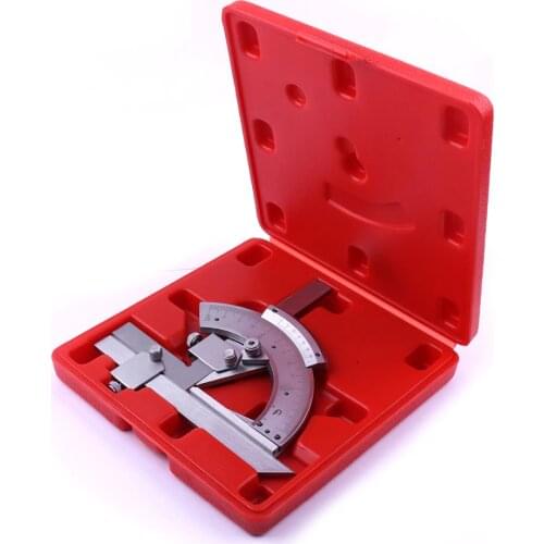 High Accuracy Angle Ruler 0-320 Degree Universal Protractor Angle Finder Measuring Tools With Case for Measure Inner/Outer Angle