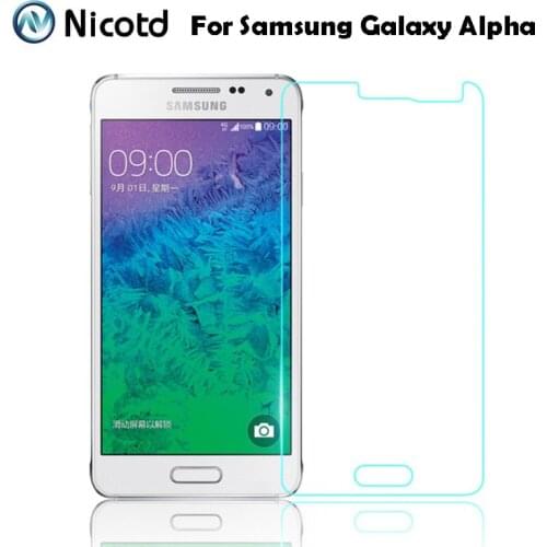 0.26mm Screen Protector Explosion-Proof On Phone 2.5D Tempered Glass Film For Samsung GALAXY Alpha G850 G850F G8508 G8508S G8509