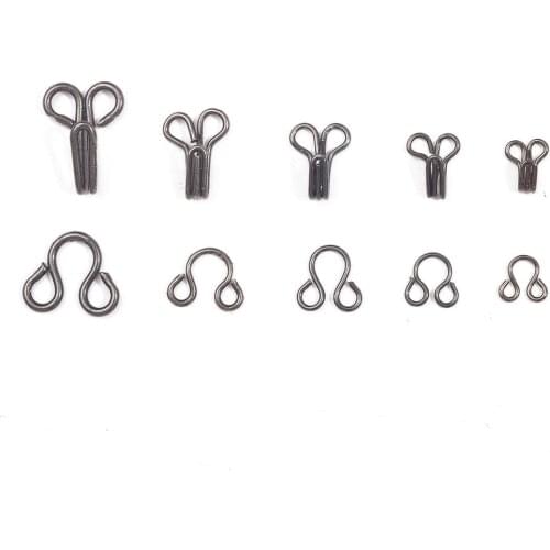 48Pcs Metal Buckle Button Shirt Hook and Eye Fastener for Bra/Dress/Corset/Collar/Bag Wraps Quilt/Shirt/Garment Accessories
