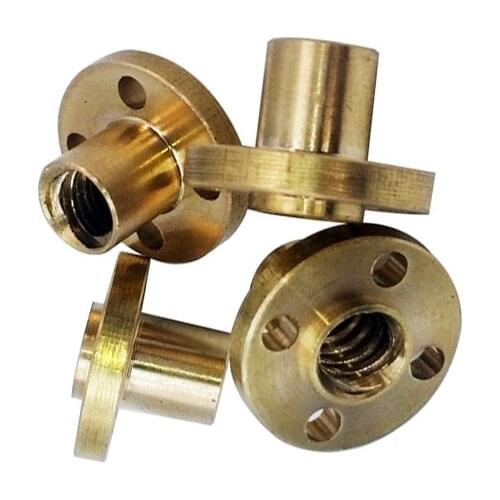 1pcs T8 nut for lead screw helical pitch 1mm 2mm 4mm 8mm 10mm 12mm 14mm