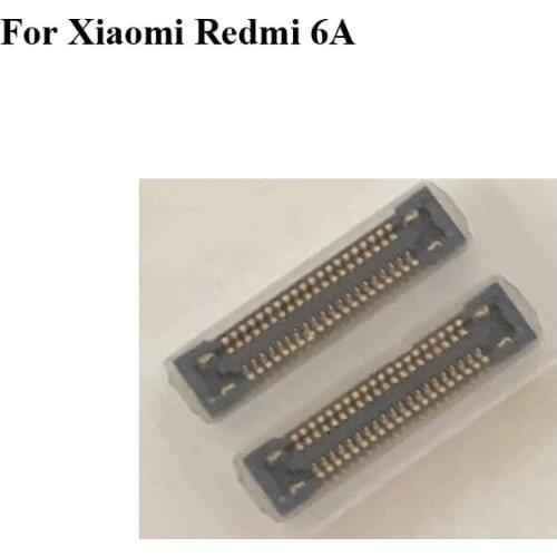 2pcs For Xiaomi Redmi 6 A 6A redmi6A LCD display screen FPC connector For Xiao Mi hongmi 6A logic on motherboard mainboard
