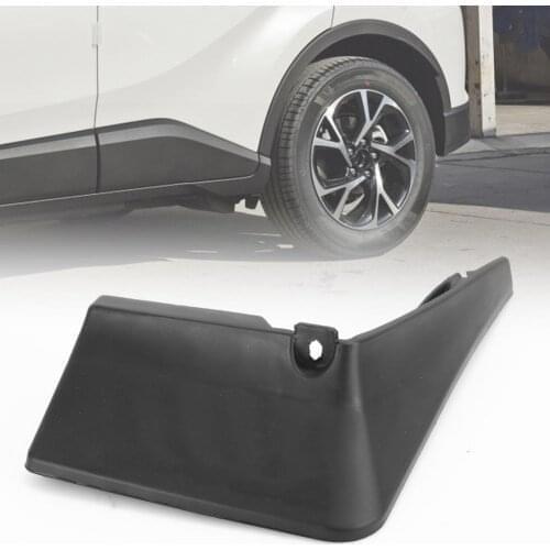 Punch-free 4 Pcs Unique Black Durable Mudguards Lightweight Mud Flaps Compatible