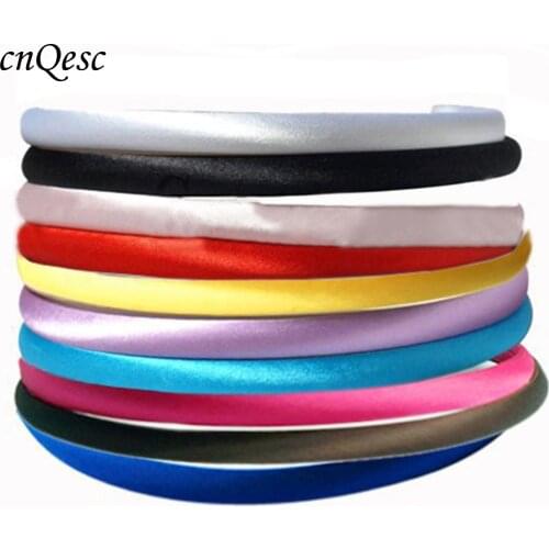 FREE SHIPPING! 1cm SATIN HEADBAND,for sinamay fascinator/fascinator/hair ornament/hair accessory.50pcs/lot.10 colors