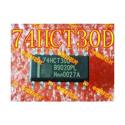Free shipping 50PCS 74HCT30 74HCT30D SOP14