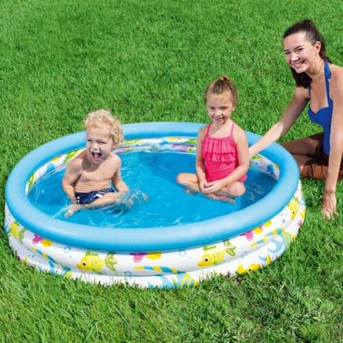 Baby Swimming Pool Child Summer Kid Water Toys Inflatable Bath Tub Round Lovely Animal Printed Play Center Indoor Outdoor
