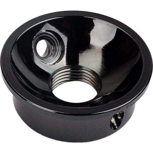 GT151 Electric Guitar Jack Electrosocket Jack Plate with 2 Screws for TL Guitar (Black Silver Golden Color)