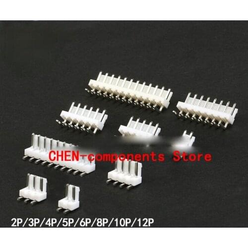 10pcs VH Curved Needle Socket 3.96 Pitch Connector 2P/3/4/5/6/8/10/12P