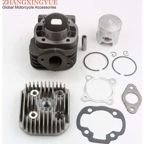 Scooter 70cc Big Bore Cylinder Kit & Head & Piston for Adly Rapido 50cc AC 47mm / 10mm 2-Stroke Engine Parts