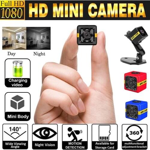 FX01 Mini Camera 1080P HD Motion Detection Night Vision Security Surveillance DVR Micro Camera Video Recorder Sport DV Camcorder