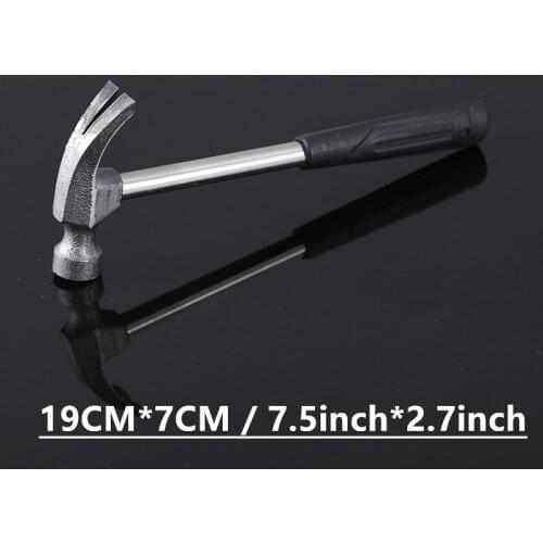 Mini Stainless Steel Claw Hammer Woodworking Nail Puncher Metal Hammer Small Iron Hammer Multi-function Repair Hand Tool