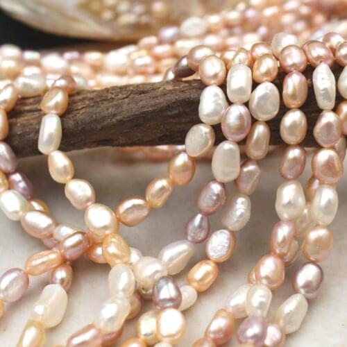 Natural Freshwater Pearls Popular Color Straight Hole Pearls Used in Jewelry Making DIY Necklace Bracelet Jewelry Accessories
