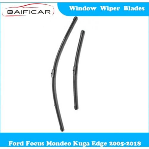 Baificar Brand New Genuine 2Pcs Front Window Wiper Blades C307-1 for Ford Focus Mondeo Kuga Edge 2005-2018