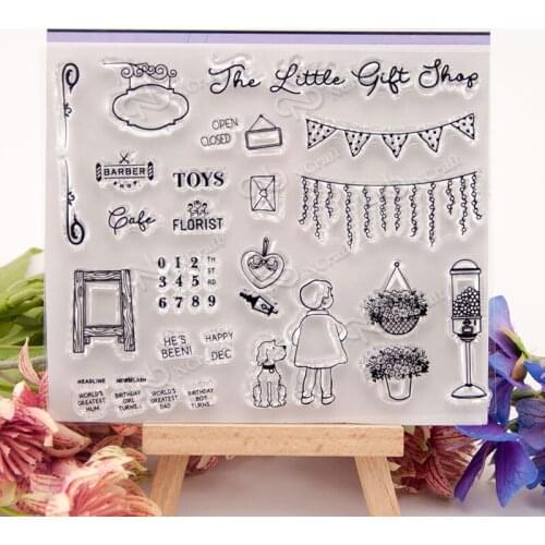 BoyTransparent Clear Silicone Stamp/Seal for DIY scrapbooking/photo album Decorative clear stamp sheets A683
