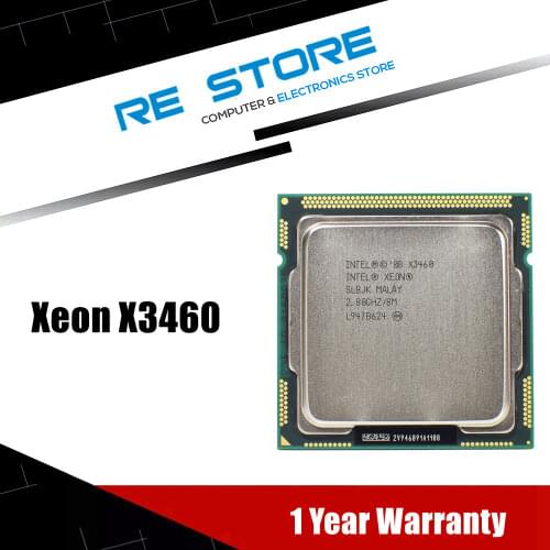 Intel Xeon X3460 CPU 2.8GHz 8M Quad Core Socket LGA1156 Processor