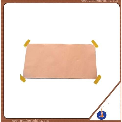 Professional preparation of CVD copper base graphene film Nanographene film size can be customized