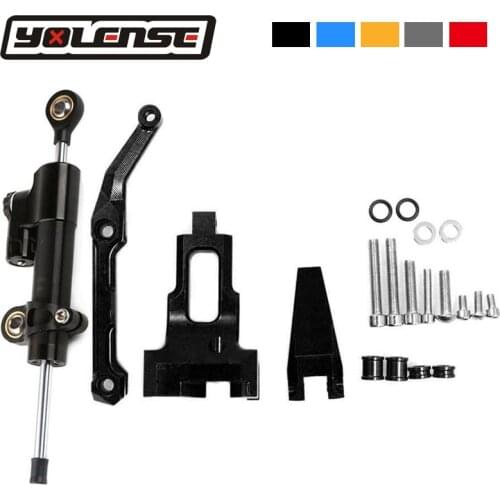 Motorcycle Adjustable Steering Damper Stabilizer Mounting For Yamaha MT-09 MT 09 MT09 Tracer Tracer 900 FJ-09 2015 2016 2017
