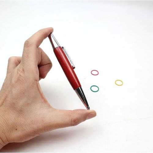 Creative Mini Ballpoint Pen Wood+Metal Short Size 112mm Ball Pen Writing Pocket Pen For Office School Gift Stationery Supplies
