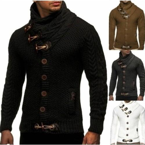 Separqi Men's Knitted Cardigans