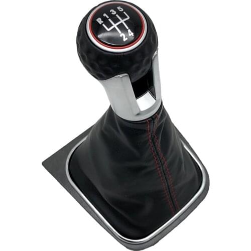 Gear Shift Knob Gaiter Boot Cover For VW Volkswagen Golf 6 MK6 R20 Golf 5 A5 MK5 GTI GTD Jetta R32 A6 2004 2005 2006 2007-2014