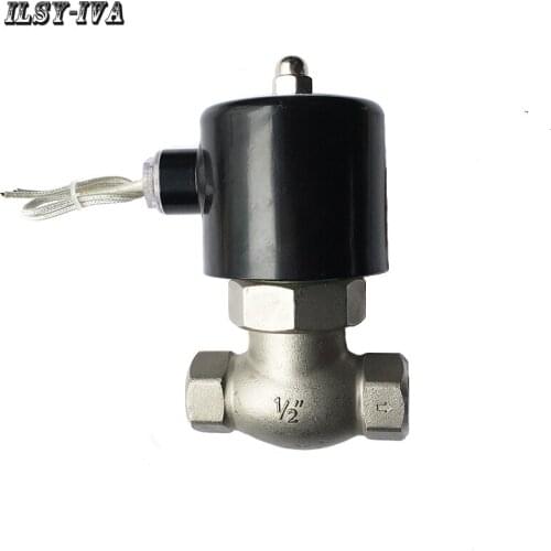 US series 2 way dn15 piston-type stainless steel high temperature and high pressure steam solenoid valve